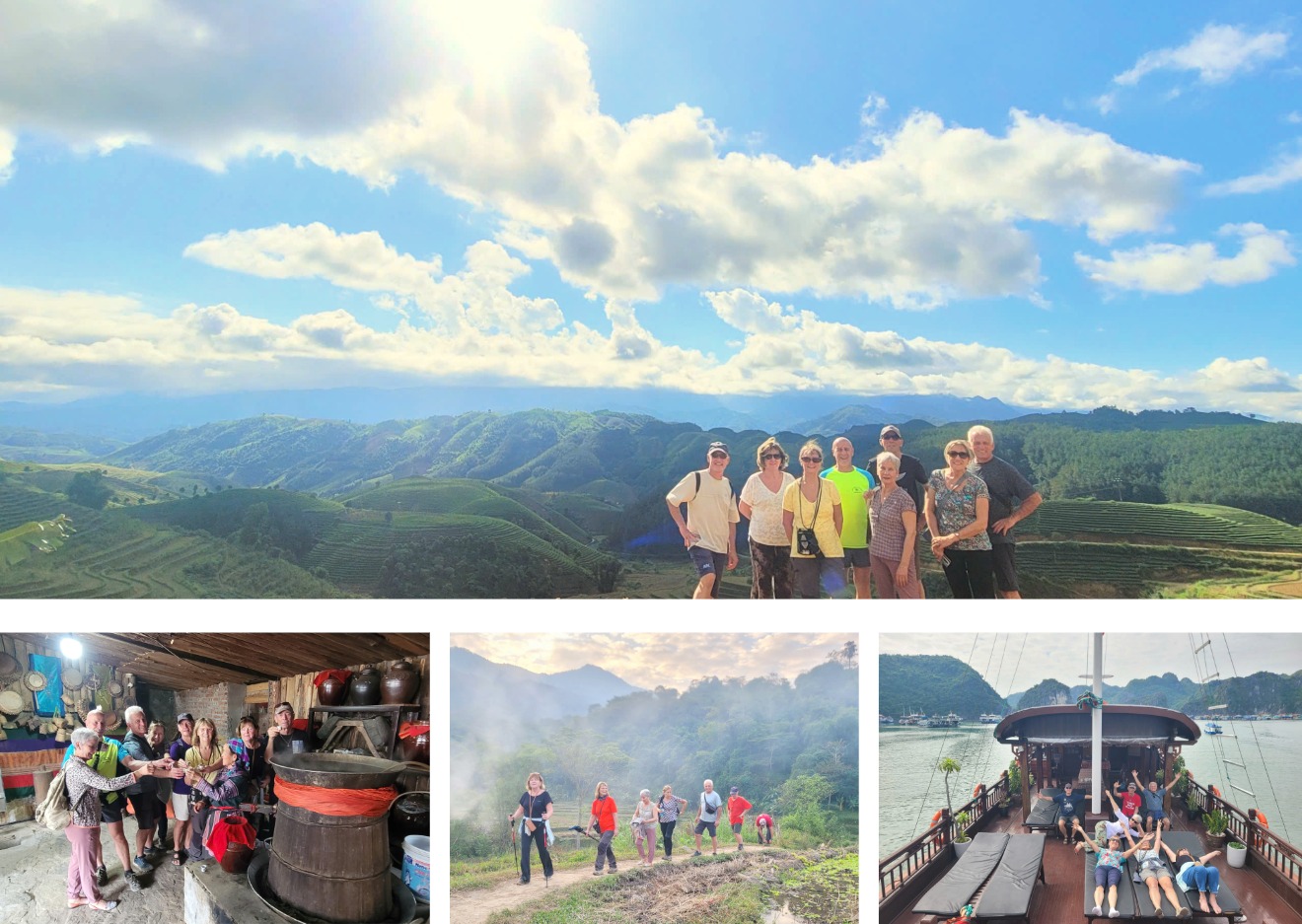 Voyage entre amis au Vietnam avec l'agence locale à Hanoi